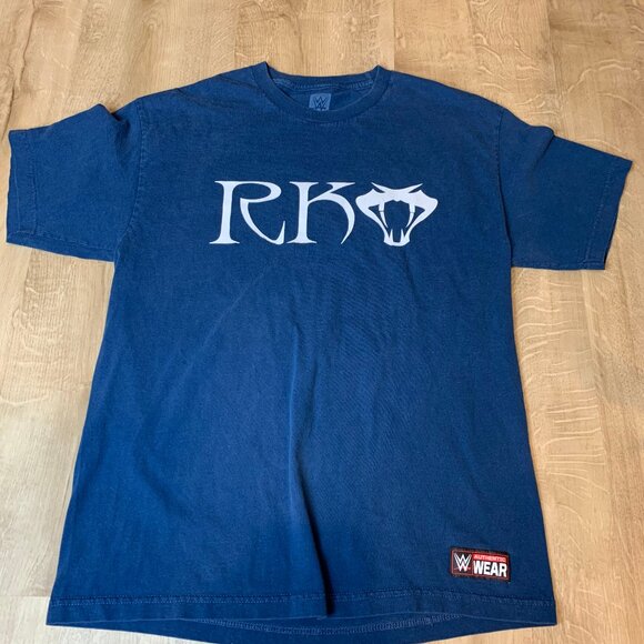WWE Other - Adult Large WWE Randy Orton RKO Viper T-Shirt Outta Nowhere Shirt L Blue
